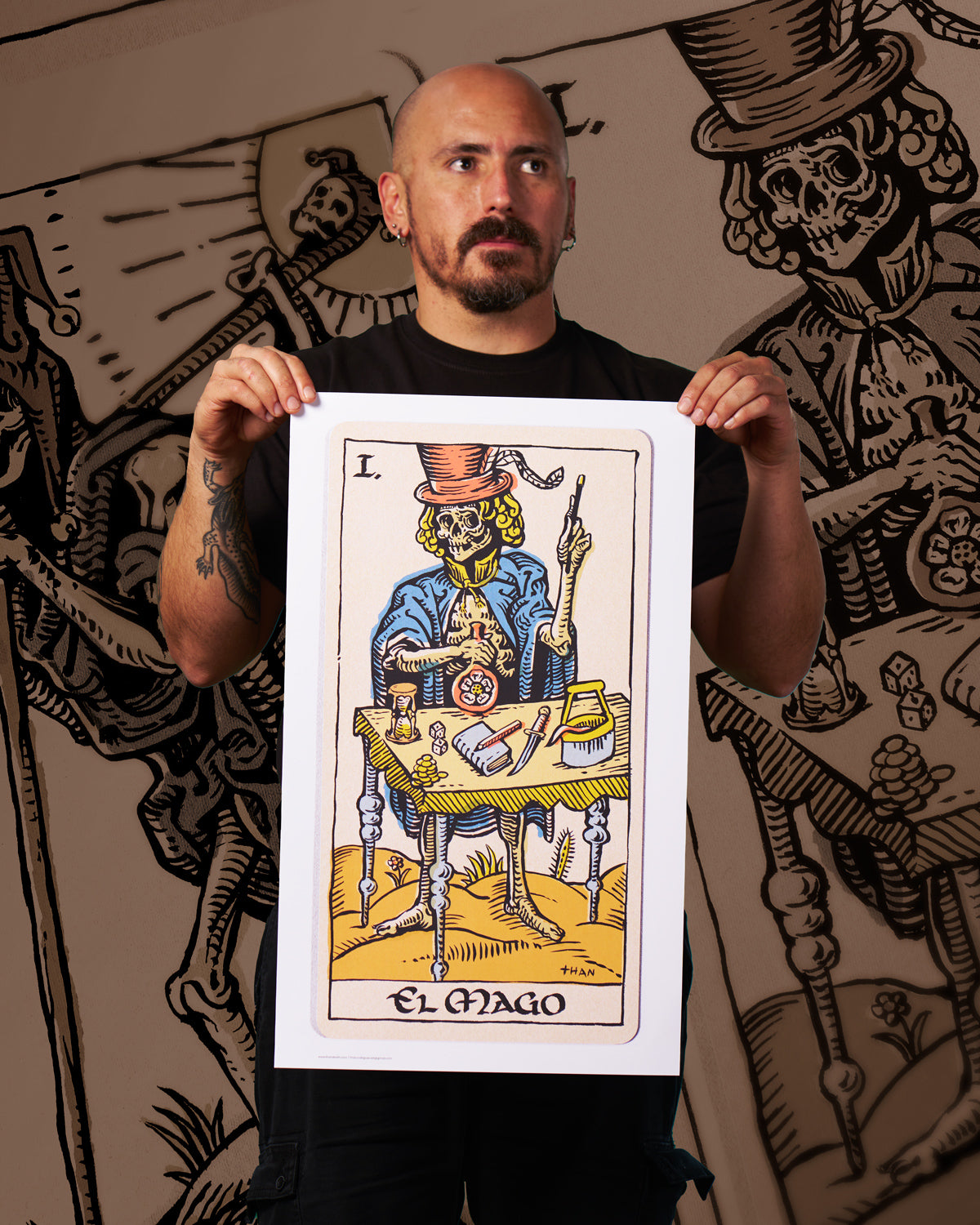 Print de El Mago (carta de tarot)