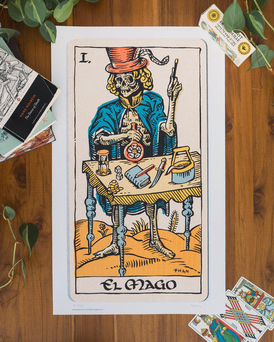 Print de El Mago (carta de tarot)